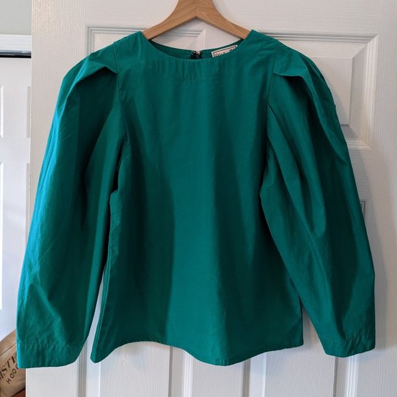 Mille Tops - MILLE Lila Top in Emerald Green XXS